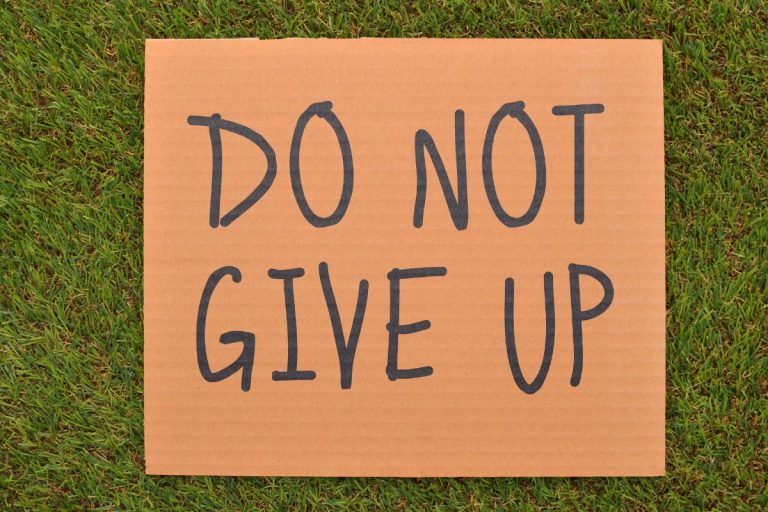 Do not give up