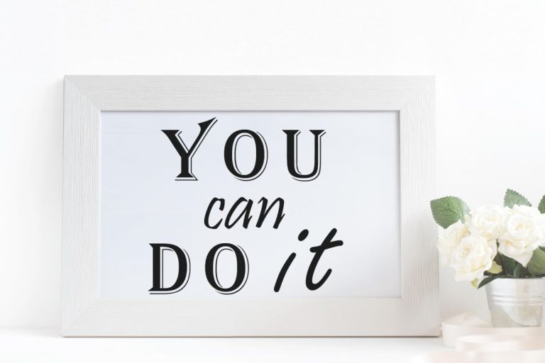 you can do it